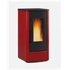 Nordica-Extraflame NORDICA EXTRAFLAME STUFA PELLET CANALIZZATA 10 KW DAHIANA PLUS 5.0 BORDEAUX