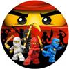 Partylandia Cialda Tonda In Ostia Ninjago Decorazioni Torta Compleanno Dischi Commestibile