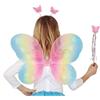 Acctim Set ali da farfalla fata con cerchietto e bacchetta multicolor