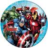 Acctim Conf. 8 Piatti Grandi in Cartoncino Avengers Mighty per Compleanno - 23 Cm