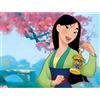 Partylandia Cialda In Ostia Principesse Disney Mulan Festa Torta Decorazioni Dischi