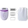 Philips Bre275/30 Satinelle Essential Epilatore Elettrico Compatto, 4 Accessori,