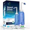 Plusqmed 80 SALE RISCIACQUO NASALE 300ML NETI LOTA BOTTIGLIA IRRIGATORE NASALE LAVAGGIO N