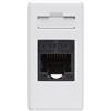 Gewiss GW20271, Presa Rj45, 4 Coppie, Categoria 5E, Utp, Toolless, 1 Modulo, System White