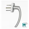 Hoppe Maniglia Tokyo martellina DK alluminio argento Hoppe Per Finestre Per Infissi