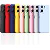 COVER + PELLICOLA VETRO PER XIAOMI REDMI 13C TEMPERATO CUSTODIA SILICONE MORBIDO