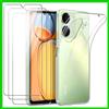 Cover + Pellicola Vetro per Xiaomi Redmi 13C Custodia Trasparente Morbida Tpu