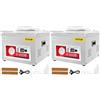 VEVOR Confezionatrice Sottovuoto per Alimenti, Modello DZ-260A 220 V 50 Hz 180 W Macchina per Sottovuoto per Alimenti, Frutta, Sottaceti, Materiali da Restauro, Elementi Elettronici e Metalli Rari