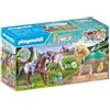Playmobil Set 3 cavalli con selle ( 28 pz ) HORSES OF WATERFALL 5-12a 71356
