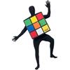 Smiffys Costume unisex Rubik's Cube, Multicolore, con cubo Halloween