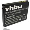 vhbw Batteria per Sony-Ericsson W600c W910i W700i Z520a W800c W700c W600i 900mAh