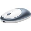Satechi, Mouse senza fili ergonomico M1 Bluetooth 4.0, Blu