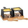 Küchenprofi 3035007002 raclette gourmet al formaggio, Metallo, nero