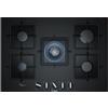 BOSCH PPQ7A6B10 PIANO COTTURA DA INCASSO 75 CM 5 FUOCHI A GAS NERO