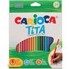 Carioca Pastelli in Resina Carioca Tita Confezione 24 Colori Assortiti