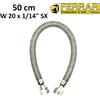 FERRARI Flessibile acciaio inox 50 cm Ferrari collegamento bombola GPL a centralina gas
