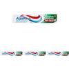 Aquafresh Dentifricio Tripla Protezione, Formula clinicamente testata 3 in 1 per tutta la famiglia, Protegge le Gengive, Rinforza lo Smalto e Rinfresca l'Alito, Gusto Menta Delicata, 75ml