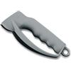 Victorinox Sharpy Affilacoltelli Tascabile con Piastre in Carburo, Grigio | Affilatore ergonomico per coltelli a lama liscia, ideale per outdoor e EDC, 70 mm, piastre a V rotanti, Prodotto in Svizzera