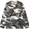 Supreme T-shirt Supreme Small Box L/S mimetica da neve (25SS)
