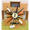 George Nelson Orologio da parete George Nelson Sunburst multicolore riprodotto design mobil...
