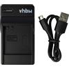 vhbw Caricabatterie USB per Samsung VP-MX10AU 8,4V 43,5