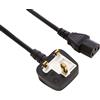 Welch Allyn Welchallyn 008-0305-00 - Cavo di alimentazione per monitor serie 300 (accessori), grado ospedaliero 10A/250V, Regno Unito e Irlanda per l'uso con caricabatterie universale (008-0651-00)