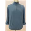 HARMONT & BLAINE HRM444 030187 maglione uomo mezza zip misto lana azzurro 841