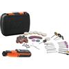 BLACK DECKER UTENSILE MULTIFUNZIONE A BATTERIA 'BCRT8IK-XJ' 7,2V - batteria 1,5 Ah