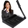 EDIESI Taglierina per Carta, A4, Professionale, Manuale, Massima Precisione, Cutter, 3