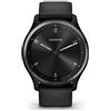 Garmin vívomove Sport, Smartwatch ibrido, Cassa 40mm, Touchscreen OLED e Lancette, Cardio, SpO2, GPS connesso, Monitoraggio 24/7, Notifiche, Calendario, SMS emergenza (Black) (Ricondizionato)