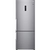 LG GBB567PZCMB Frigorifero Combinato Total No Frost, 462L, Larghezza 70cm, Wi-Fi, Door & Linear Cooling, Cassetto Fresh Balancer, Display esterno, Compressore Smart Inverter, Smart Diagnosis, Inox