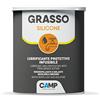Camp GRASSO SILICONE, Grasso lubrificante di silicone, Infusibile, Protettivo, Trasparente, Inerte, Inodore e Idrorepellente, 1 kg