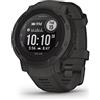 Garmin Instinct 2 Solar, Smartwatch, 45mm, Rugged design, Ricarica solare, Autonomia infinita, +30 app multisport, GPS, Cardio, SpO2, Garmin Pay, Connect IQ (Graphite) (Ricondizionato)