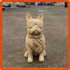 Statua da giardino per esterno interno scultura cane occhiali cemento e pietra
