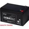 FLAELECTRONIC Batteria 12v 12ah piombo EXTRACELL ups Fotovoltaico agm come 12fghl48 9a 10a 14a