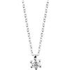 Damiani Collana Elettra Punto Luce 81024029 Oro Bianco Diamante 0,40 CT Necklace