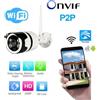 ELETTRICO-STORE TELECAMERA IP CAM WIFI WIRELESS ONVIF 2MPX FULL HD INFRAROSSI AUDIO SLOT SD ETHE