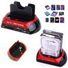 NO BRAND DOCKING STATION ADATTATORE 2 HD 2.5 3.5 IDE SATA ESATA USB 2.0 3.0