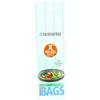 Brabantia Pattumiera compostabile PerfectFit, misura X, 10-12L, 10 sacchetti per rotolo, Bianco