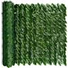 Siepe Artificiale Edera Finta 1.5x3 Sintetica Ombreggiante Rotolo Foglie 1x3