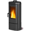 Nordica Extraflame Stufa a Legna Ventilata 6.2 kW 177 m3 Antracite Candy 4.0 Nordica Extraflame