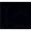AEG TO63IV00IB Piastra a induzione, 60 cm, 3 zone di cottura, zona paella, sistema Hob2Hood, funzione PowerBoost e Pausa, controlli scorrevoli indipendenti, timer singolo, senza cornice, nero