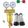Malgorani Filtro acqua autopulente cartuccia da 100µ e 300µ MALGORANI NEPTUNE 2 manometro