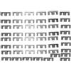 TSC Ferrite International TSC Ferrite 7070 Ferrite E Core Piccolo Senza Coperchio, Confezione Da 50 Pz