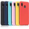 COVER + PELLICOLA VETRO PER SAMSUNG GALAXY A40 CUSTODIA IN SILICONE MORBIDO TPU