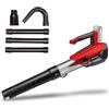 Einhell Soffiatore per foglie a batteria GP-LB 18/200 Li GK-Solo Power X-Change (ioni di litio, tecnologia girante assiale, potenza soff. 670 m³/h, set pulizia grondaie, senza batteria/caricabatt.)