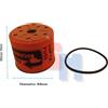 FILTRO OLIO GS014 FIAT AUDI ALLIS FORD ALTEZZA 70mm DIAMETRO 89mm FORO 17mm 19mm
