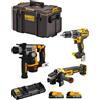 DeWALT Kit DWK305PS (DCH172 + DCD796 + DCG405 + 2 x 1,7 Ah + DCB132 + DS400)