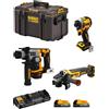 DeWALT Kit DWK304PS (DCH172 + DCF850 + DCG405 + 2 x 1,7 Ah + DCB132 + DS400)