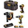 DeWALT Kit DWK303PS (DCH172 + DCF850 + DCD796 + 2 x 1,7 Ah + DCB132 + DS400)